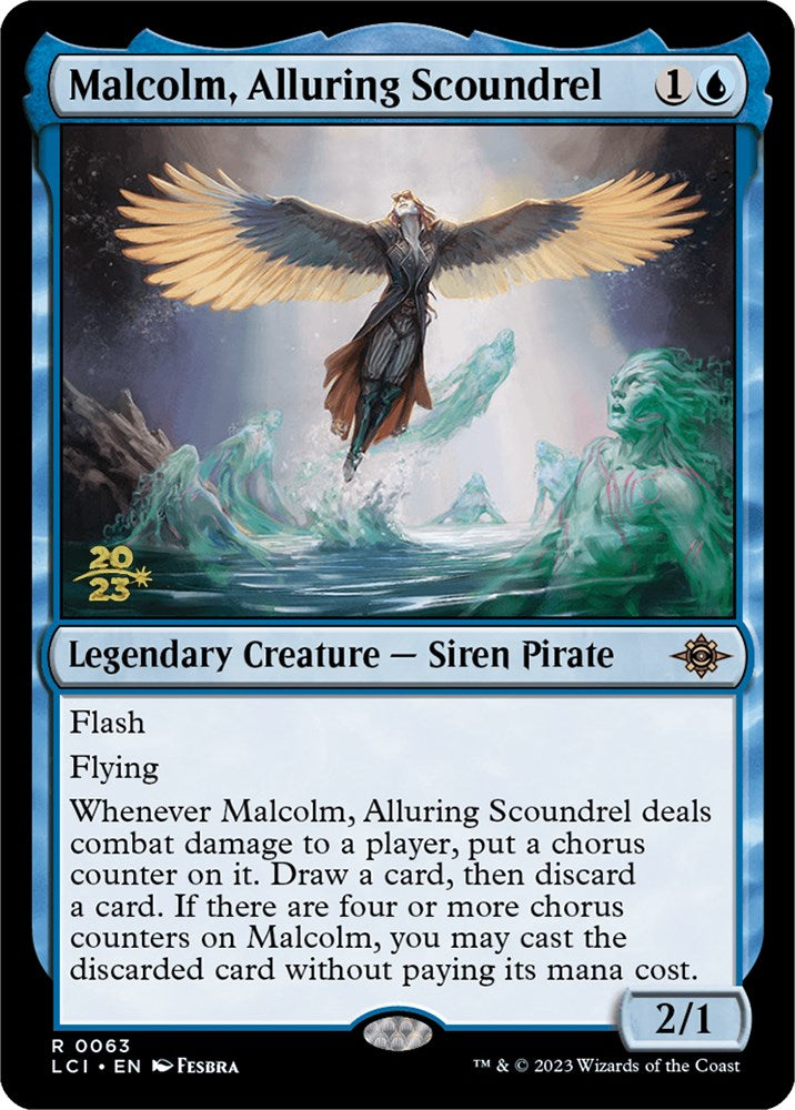 Malcolm, Alluring Scoundrel [The Lost Caverns of Ixalan Prerelease Cards] - Magic: The Gathering - Card Brawlers | Quebec | Canada |