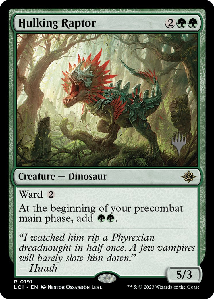 Hulking Raptor (Promo Pack) [The Lost Caverns of Ixalan Promos] - Magic: The Gathering - Card Brawlers | Quebec | Canada |
