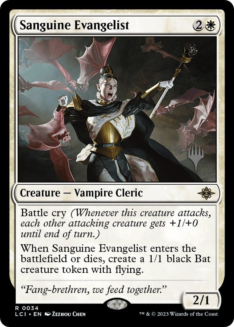 Sanguine Evangelist (Promo Pack) [The Lost Caverns of Ixalan Promos] - Magic: The Gathering - Card Brawlers | Quebec | Canada |