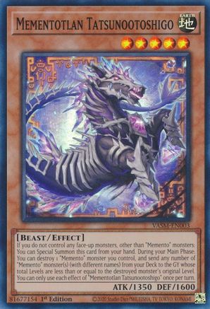 Mementotlan Tatsunootoshigo [VASM-EN003] Super Rare - Yu-Gi-Oh! - Card Brawlers | Quebec | Canada |