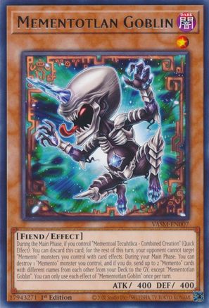 Mementotlan Goblin [VASM-EN007] Rare - Yu-Gi-Oh! - Card Brawlers | Quebec | Canada |