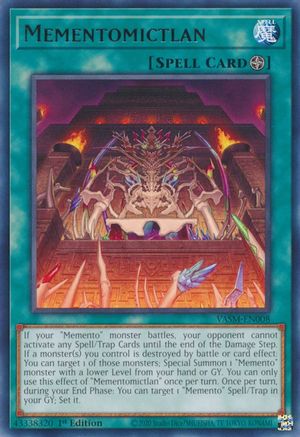 Mementomictlan [VASM-EN008] Rare - Yu-Gi-Oh! - Card Brawlers | Quebec | Canada |