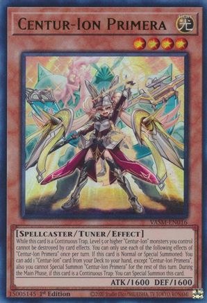 Centur-Ion Primera [VASM-EN016] Ultra Rare - Yu-Gi-Oh! - Card Brawlers | Quebec | Canada |