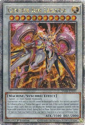 Centur-Ion Legatia (Quarter Century Secret Rare) [VASM-EN019] Quarter Century Secret Rare - Yu-Gi-Oh! - Card Brawlers | Quebec | Canada |