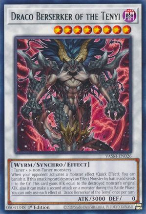 Draco Berserker of the Tenyi [VASM-EN026] Rare - Yu-Gi-Oh! - Card Brawlers | Quebec | Canada |