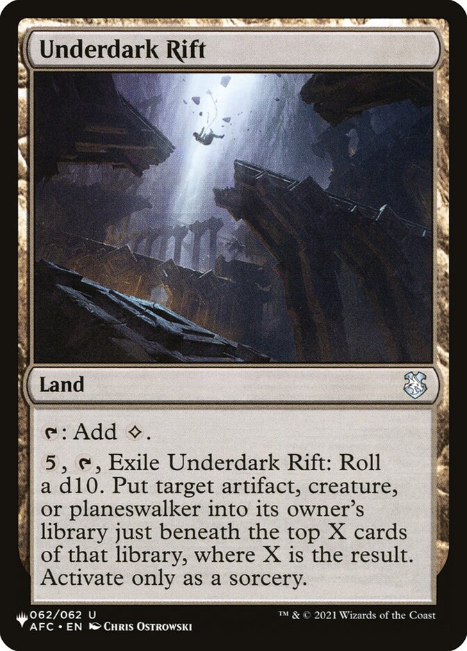 Underdark Rift [The List] - Magic: The Gathering - Card Brawlers | Quebec | Canada |