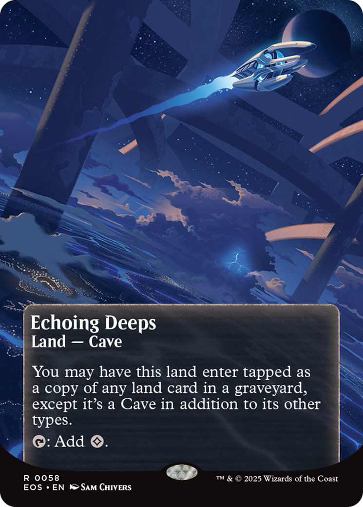Echoing Deeps (0058) (Borderless) [Edge of Eternities: Stellar Sights] - Magic: The Gathering - Card Brawlers | Quebec | Canada |