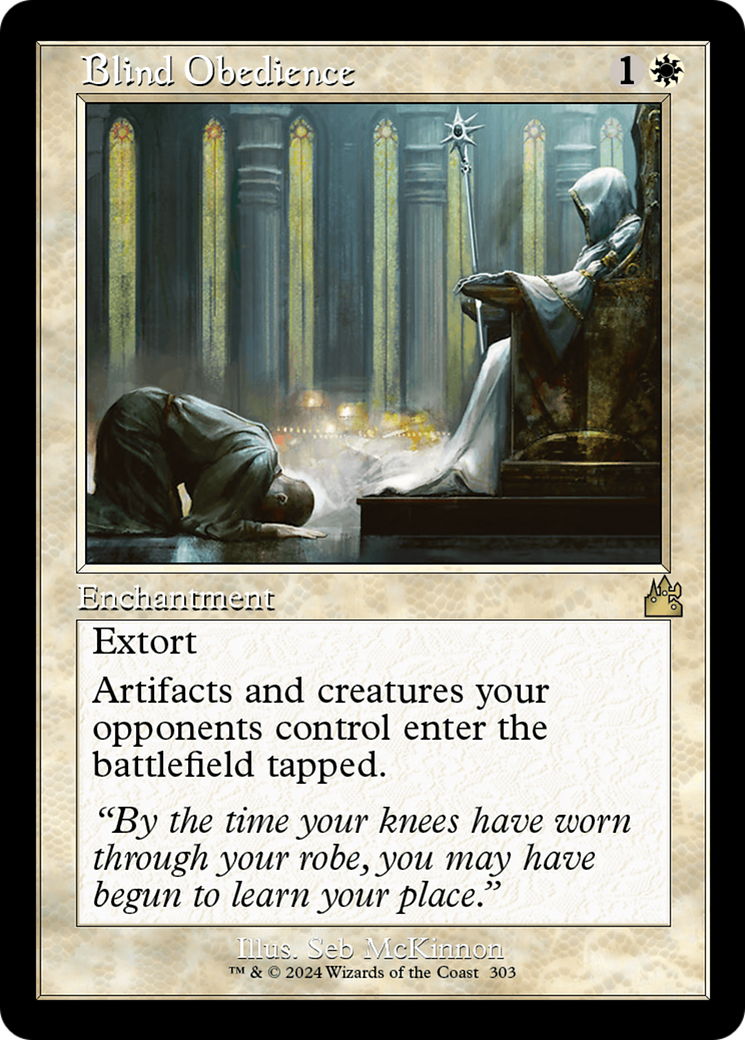 Blind Obedience (Retro Frame) [Ravnica Remastered] - Magic: The Gathering - Card Brawlers | Quebec | Canada |