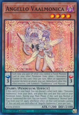 Angello Vaalmonica [VASM-EN031] Super Rare - Yu-Gi-Oh! - Card Brawlers | Quebec | Canada |