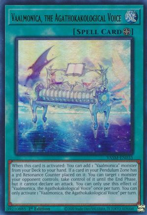 Vaalmonica, the Agathokakological Voice [VASM-EN035] Ultra Rare - Yu-Gi-Oh! - Card Brawlers | Quebec | Canada |