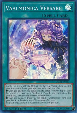Vaalmonica Versare [VASM-EN037] Super Rare - Yu-Gi-Oh! - Card Brawlers | Quebec | Canada |
