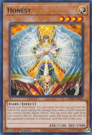 Honest [VASM-EN046] Rare - Yu-Gi-Oh! - Card Brawlers | Quebec | Canada |