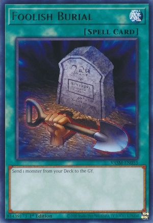 Foolish Burial [VASM-EN055] Rare - Yu-Gi-Oh! - Card Brawlers | Quebec | Canada |