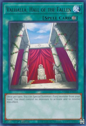 Valhalla, Hall of the Fallen [VASM-EN056] Rare - Yu-Gi-Oh! - Card Brawlers | Quebec | Canada |