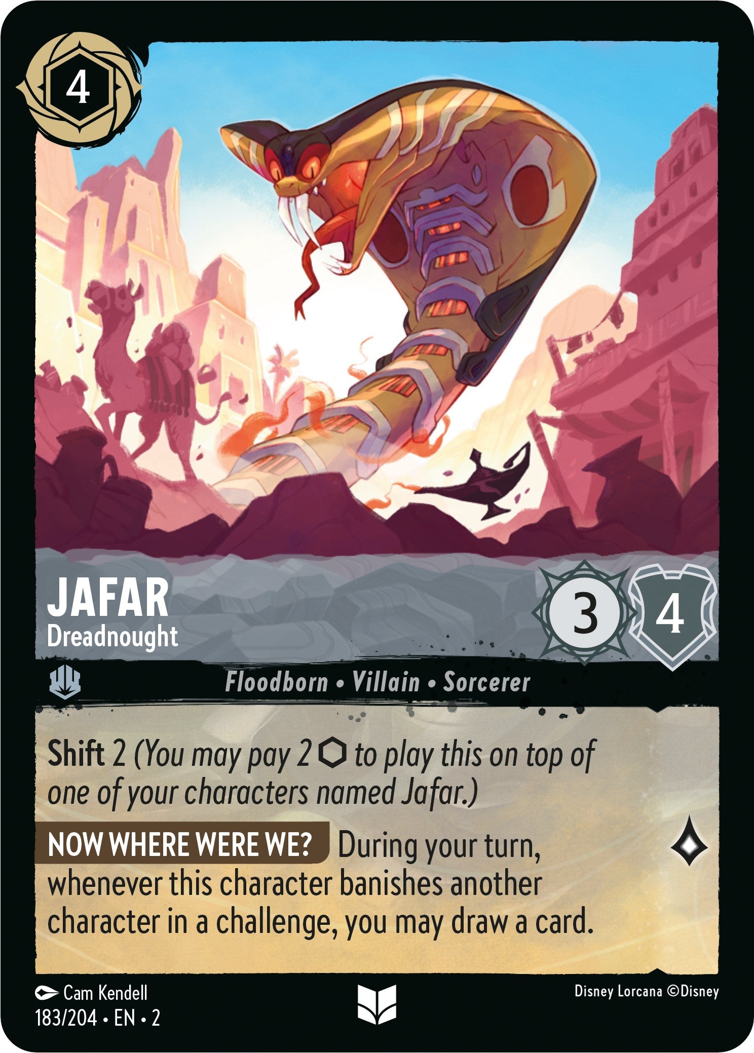 Jafar - Dreadnought (183/204) [Rise of the Floodborn] - Disney - Card Brawlers | Quebec | Canada |