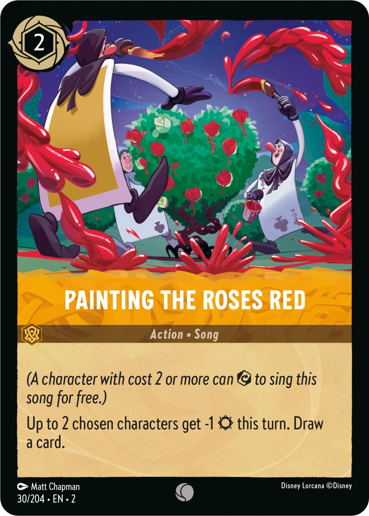 Painting the Roses Red (30/204) [Rise of the Floodborn] - Disney - Card Brawlers | Quebec | Canada |