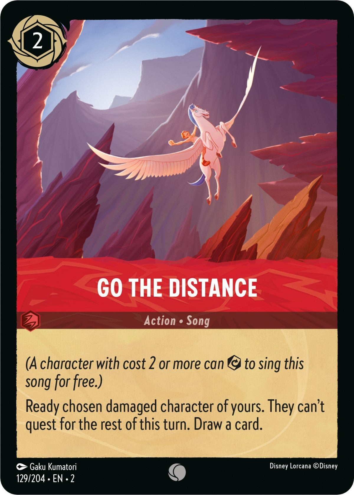 Go the Distance (129/204) [Rise of the Floodborn] - Disney - Card Brawlers | Quebec | Canada |
