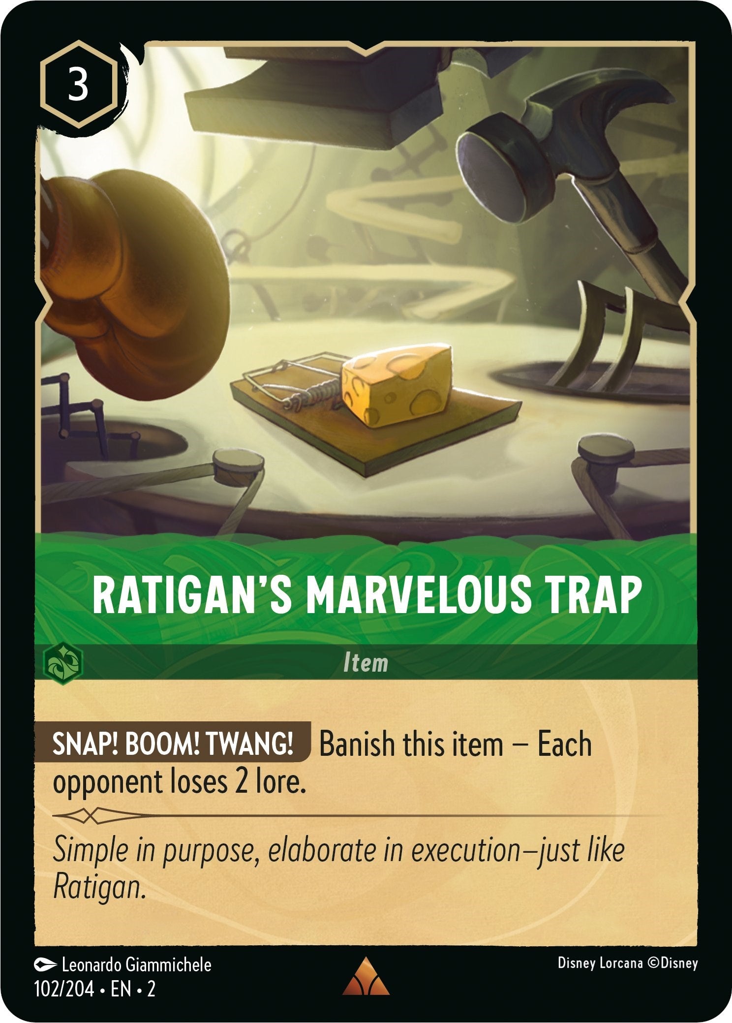 Ratigan's Marvelous Trap (102/204) [Rise of the Floodborn] - Disney - Card Brawlers | Quebec | Canada |