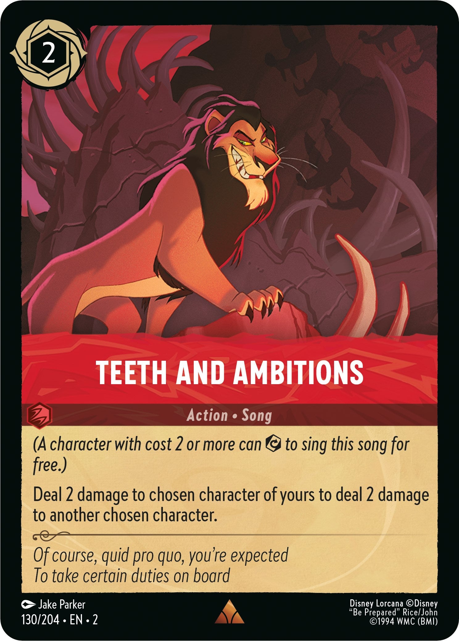 Teeth and Ambitions (130/204) [Rise of the Floodborn] - Disney - Card Brawlers | Quebec | Canada |