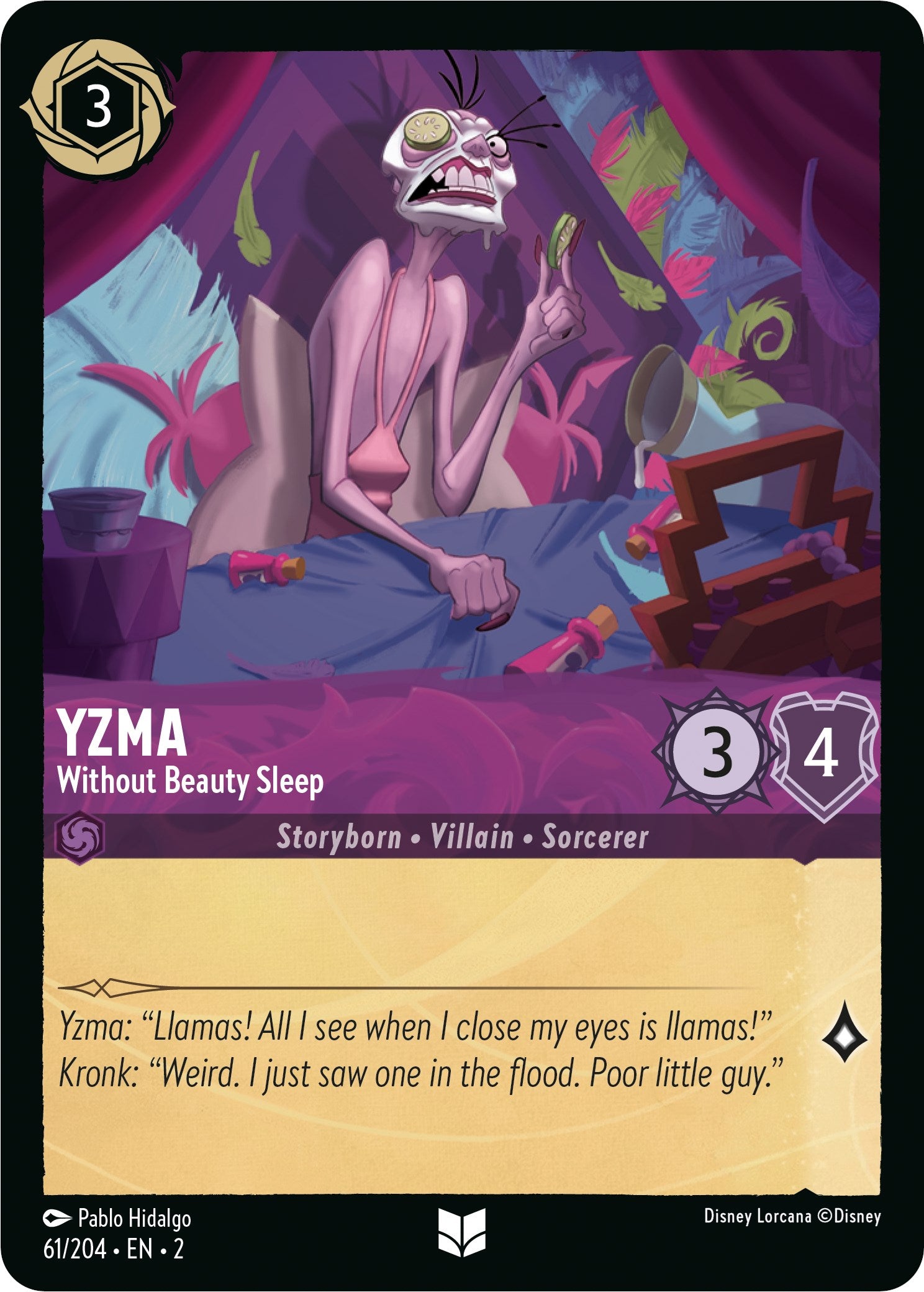 Yzma - Without Beauty Sleep (61/204) [Rise of the Floodborn] - Disney - Card Brawlers | Quebec | Canada |