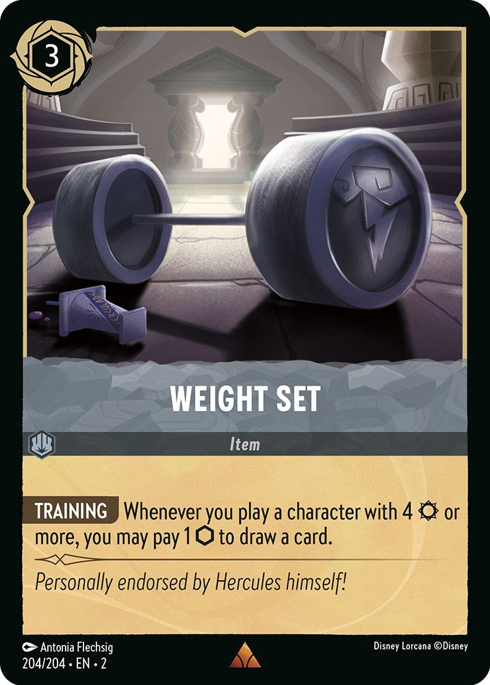 Weight Set (204/204) [Rise of the Floodborn] - Disney - Card Brawlers | Quebec | Canada |