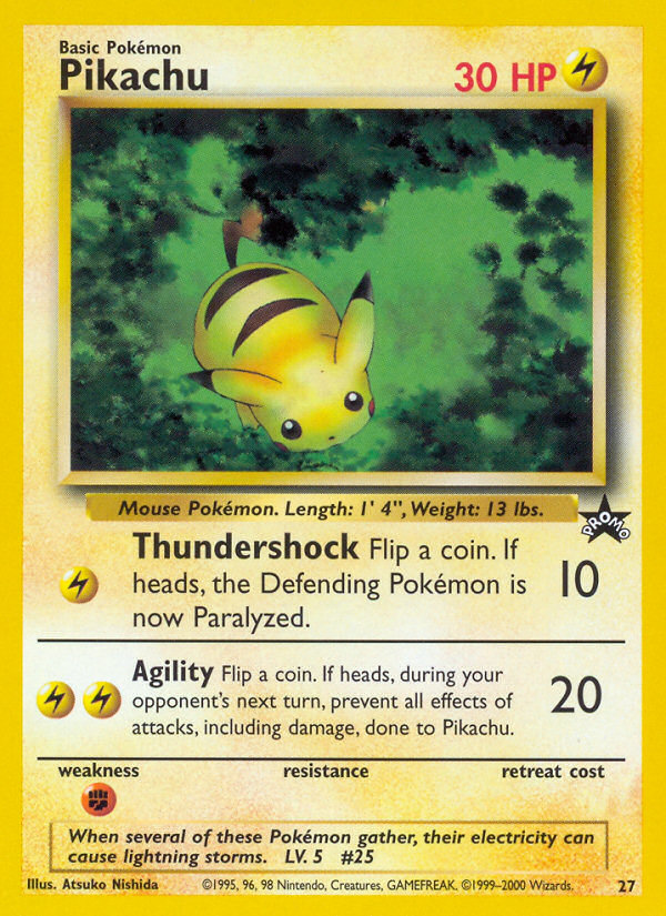 Pikachu (27) [Wizards of the Coast: Black Star Promos] - Pokémon - Card Brawlers | Quebec | Canada |