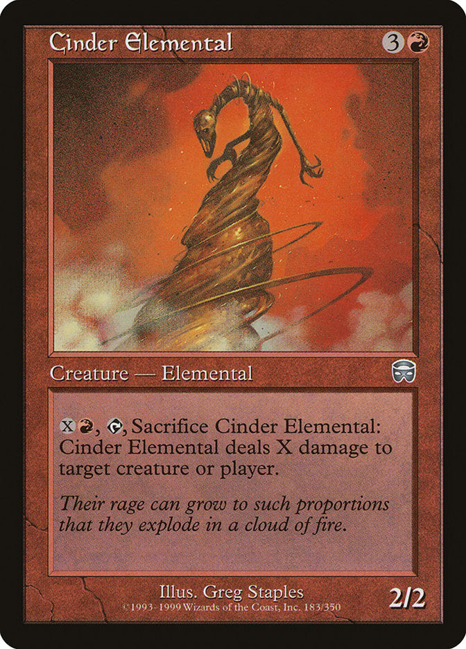 Cinder Elemental [Mercadian Masques] - Magic: The Gathering - Card Brawlers | Quebec | Canada |