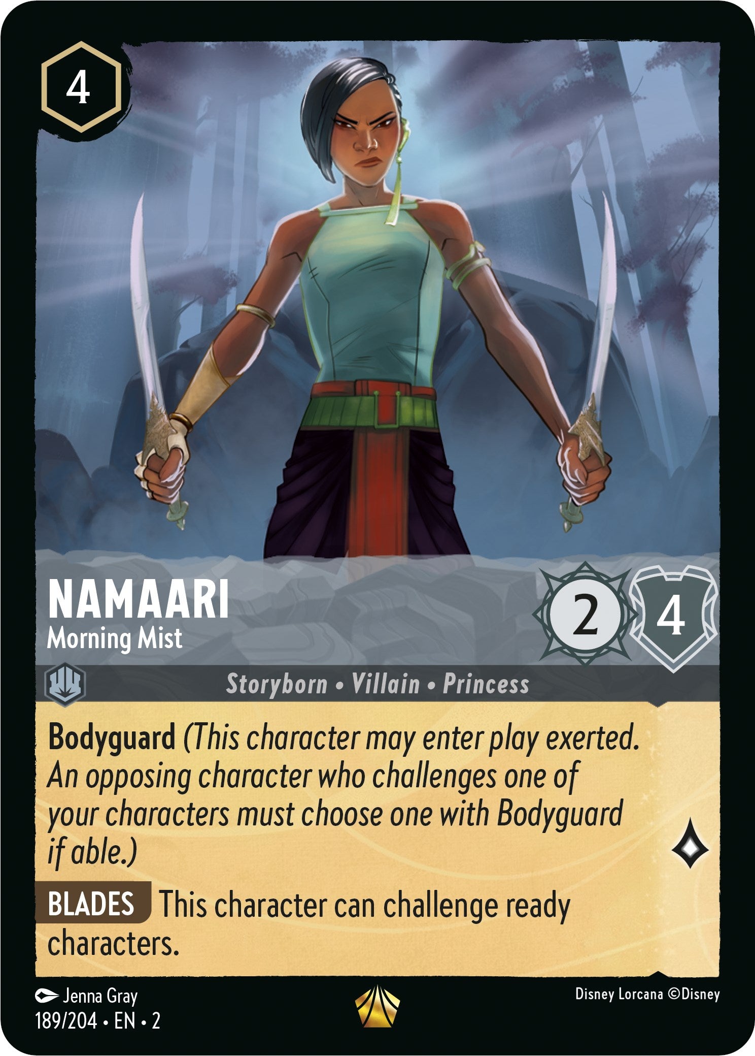 Namaari - Morning Mist (189/204) [Rise of the Floodborn] - Disney - Card Brawlers | Quebec | Canada |