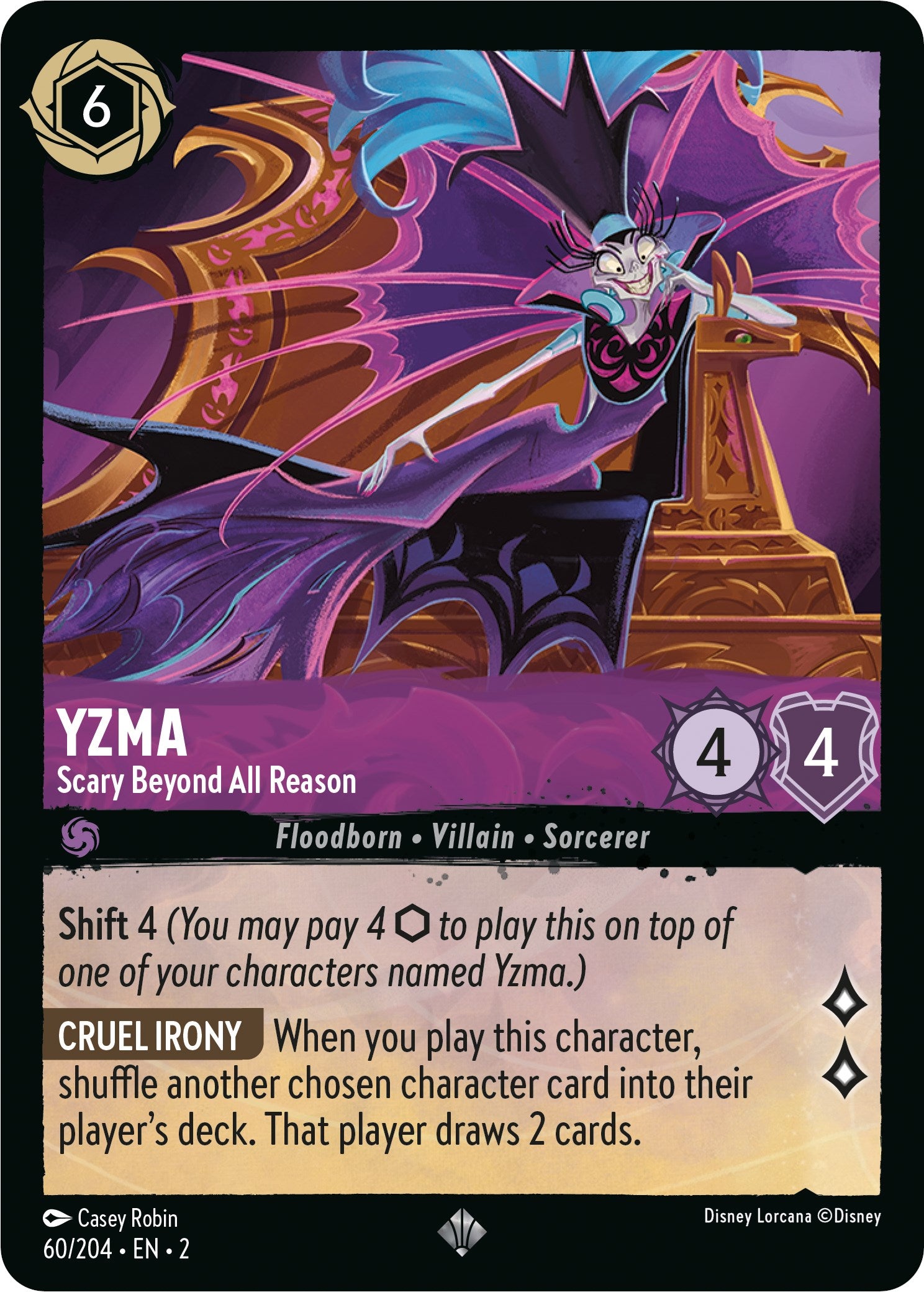 Yzma - Scary Beyond All Reason (60/204) [Rise of the Floodborn] - Disney - Card Brawlers | Quebec | Canada |