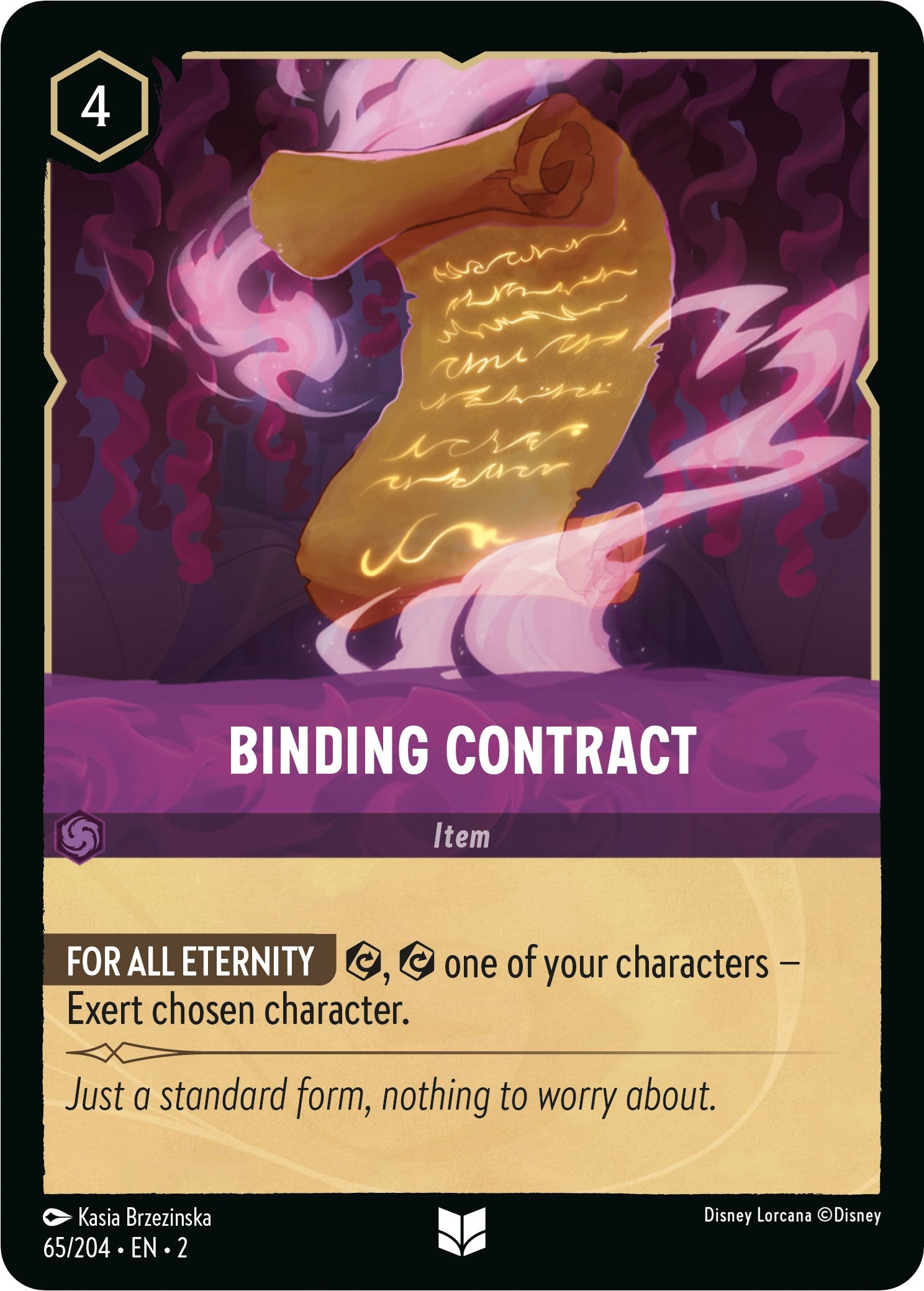 Binding Contract (65/204) [Rise of the Floodborn] - Disney - Card Brawlers | Quebec | Canada |