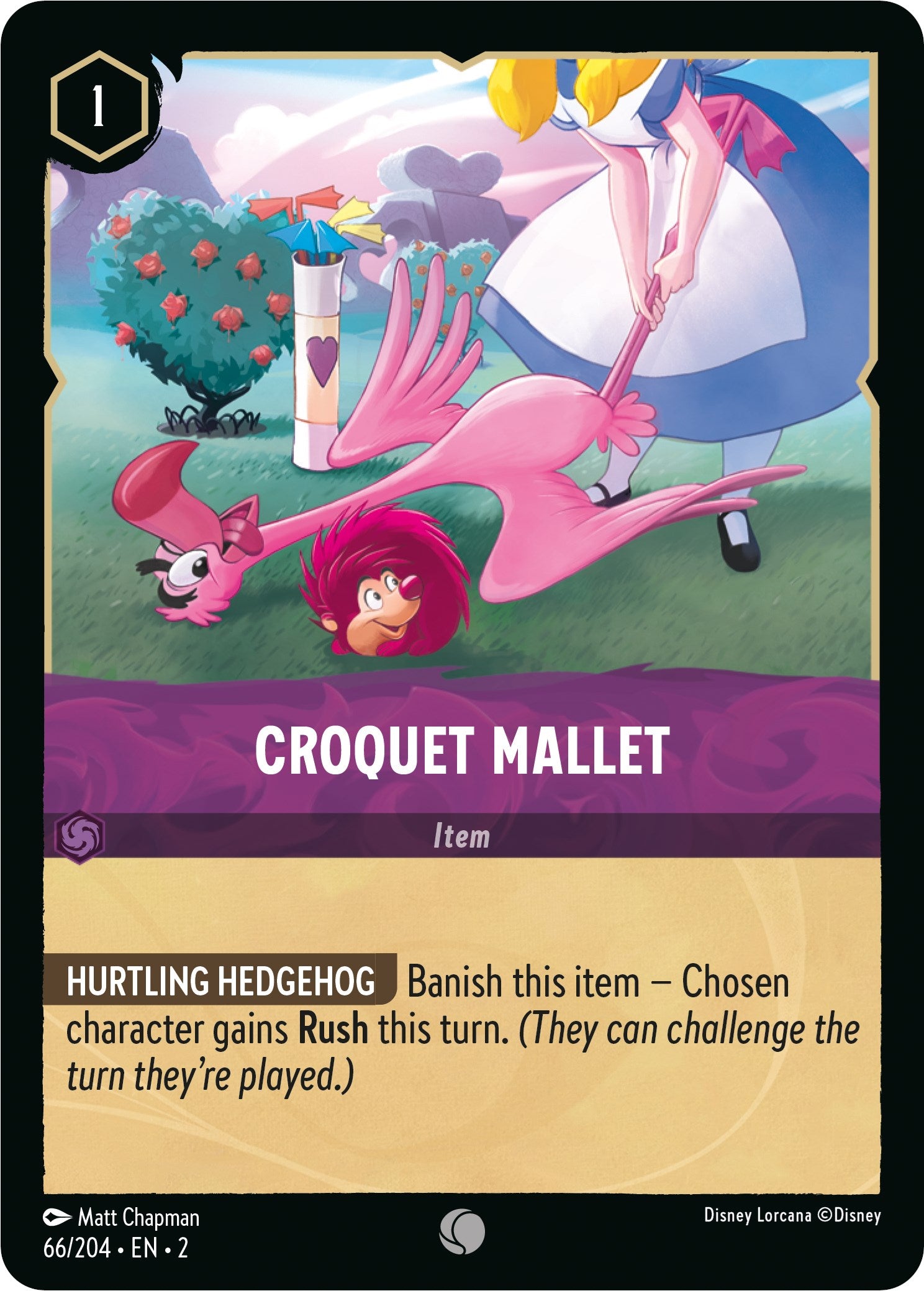 Croquet Mallet (66/204) [Rise of the Floodborn] - Disney - Card Brawlers | Quebec | Canada |
