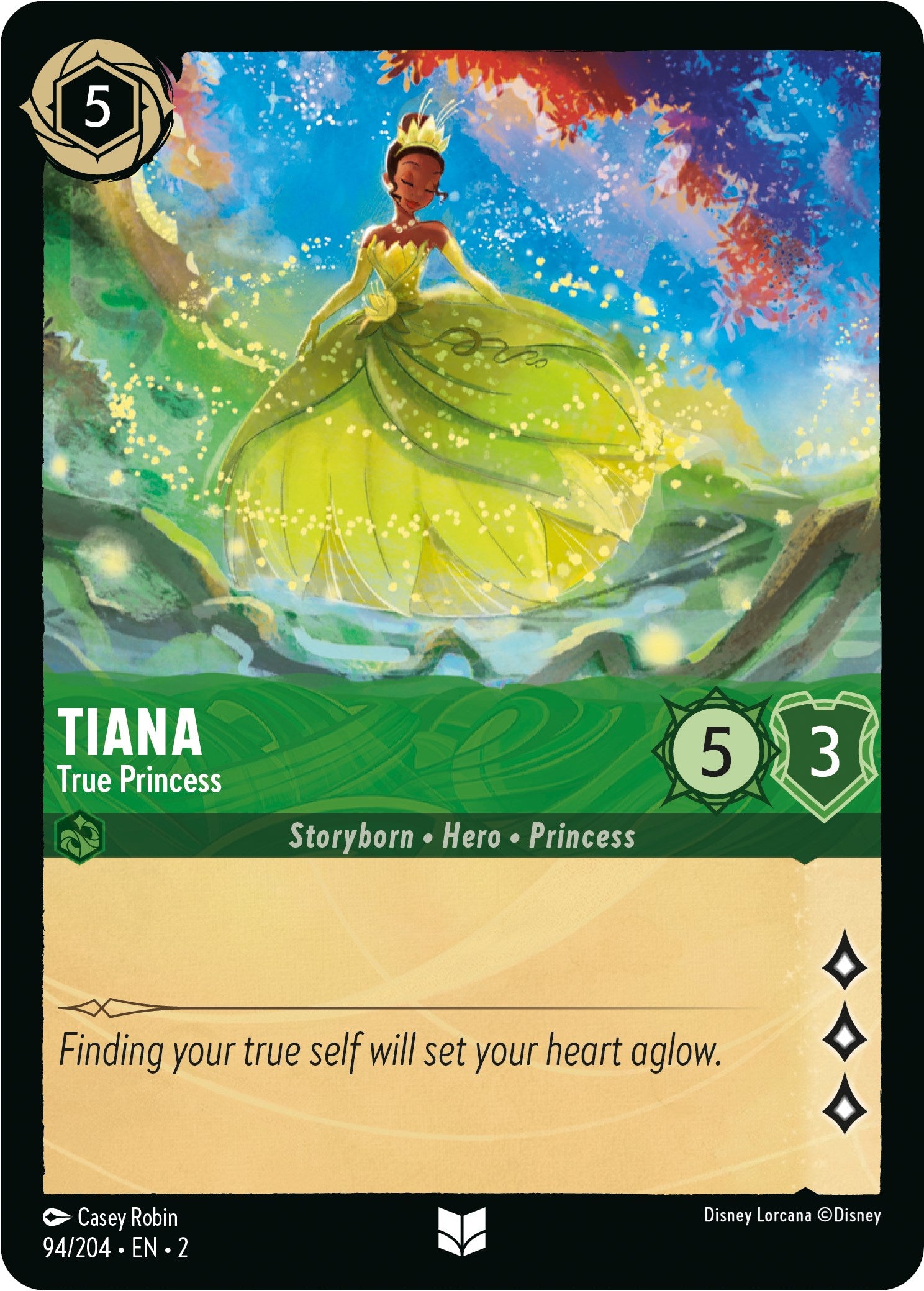Tiana - True Princess (94/204) [Rise of the Floodborn] - Disney - Card Brawlers | Quebec | Canada |