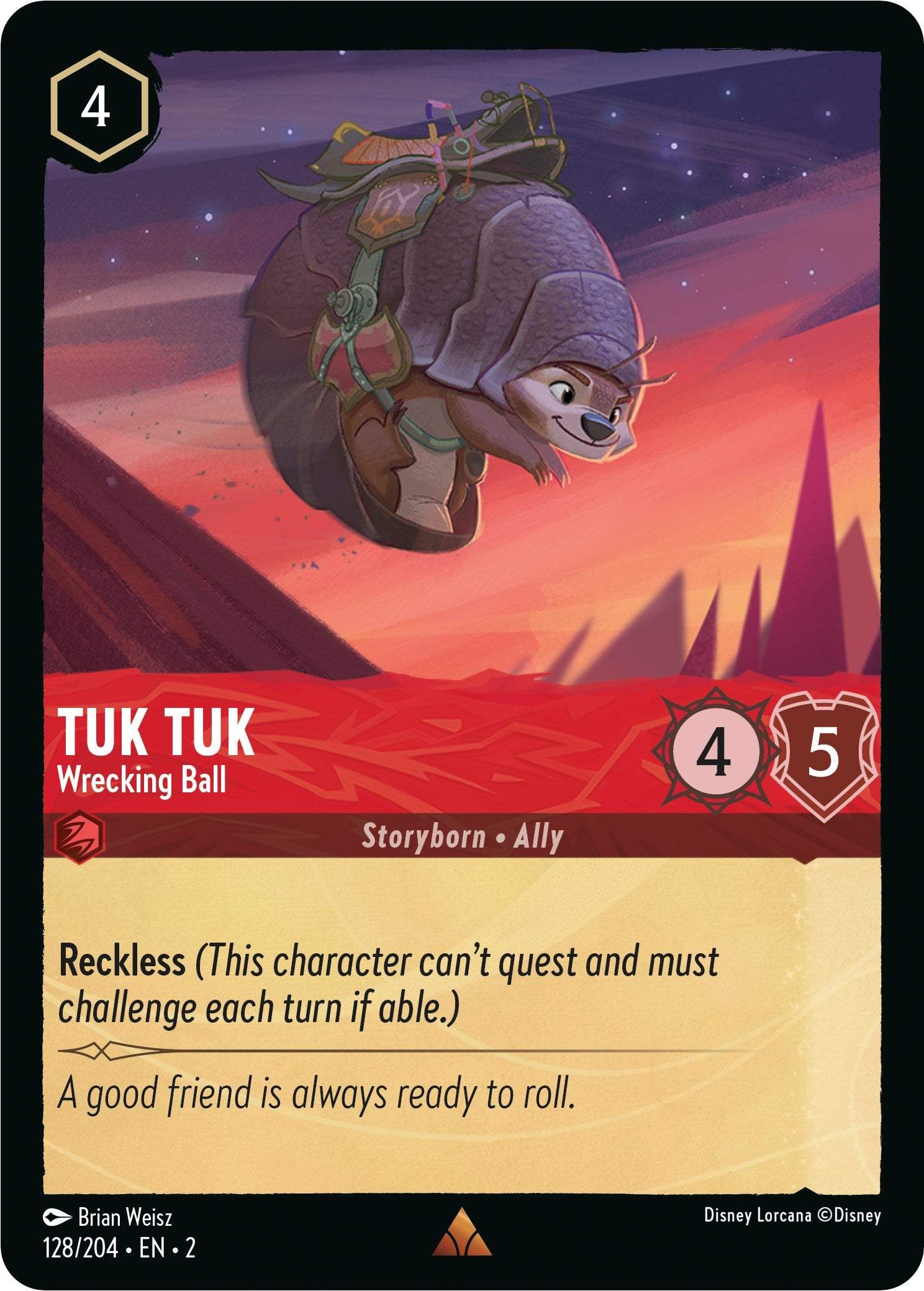 Tuk Tuk - Wrecking Ball (128/204) [Rise of the Floodborn] - Disney - Card Brawlers | Quebec | Canada |