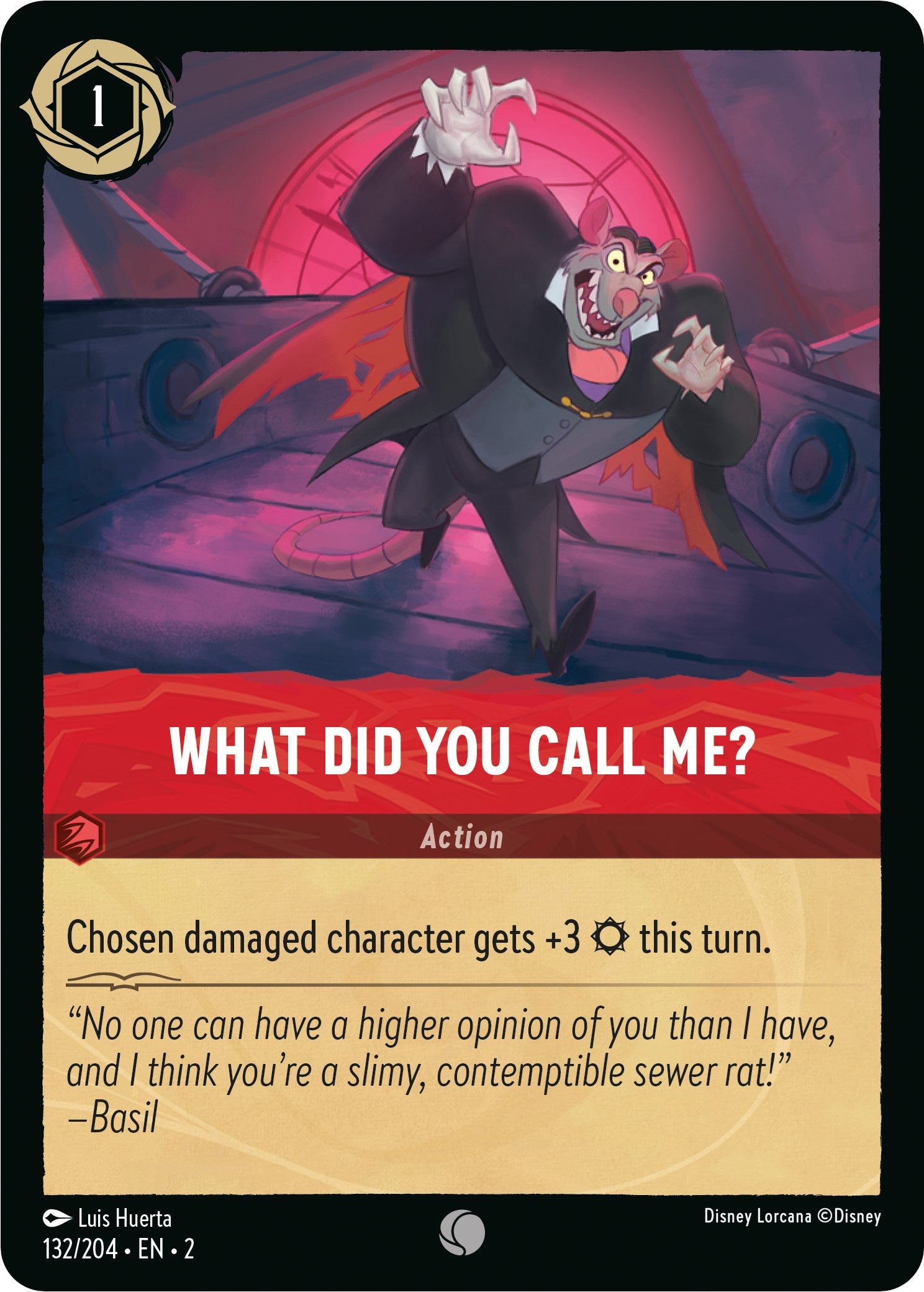 What Did You Call Me? (132/204) [Rise of the Floodborn] - Disney - Card Brawlers | Quebec | Canada |