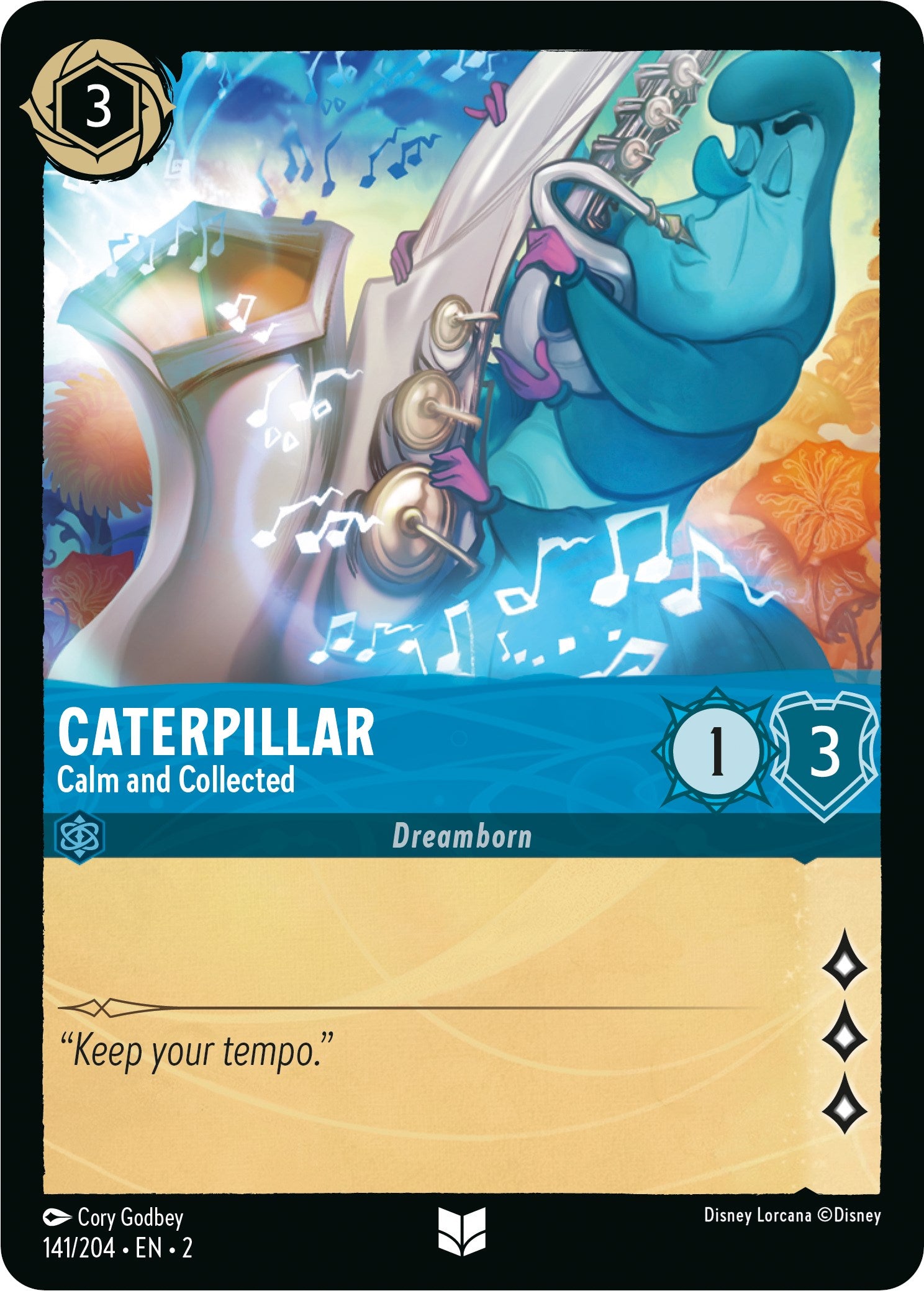 Caterpillar - Calm and Collected (141/204) [Rise of the Floodborn] - Disney - Card Brawlers | Quebec | Canada |
