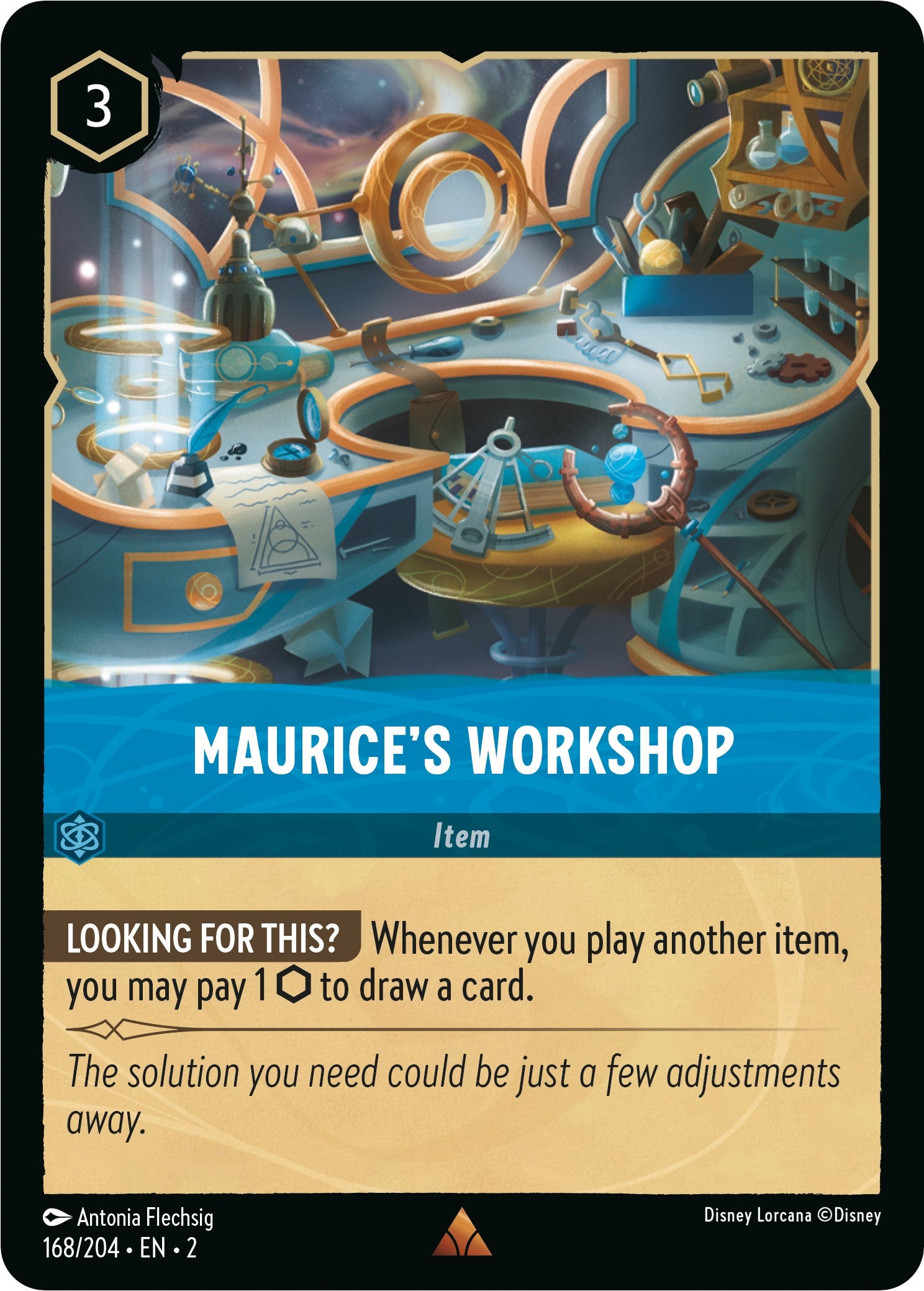 Maurice's Workshop (168/204) [Rise of the Floodborn] - Disney - Card Brawlers | Quebec | Canada |