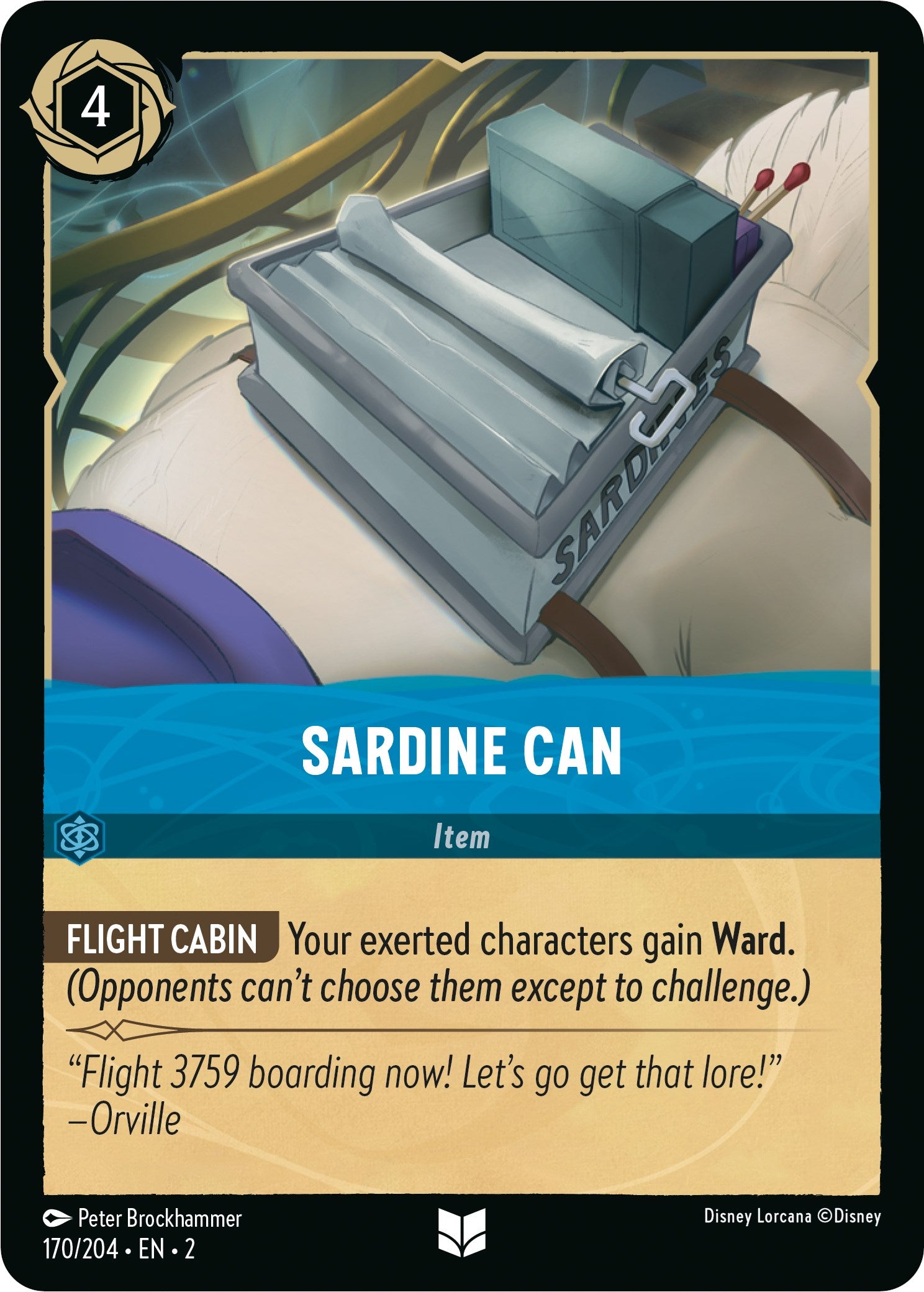 Sardine Can (170/204) [Rise of the Floodborn] - Disney - Card Brawlers | Quebec | Canada |