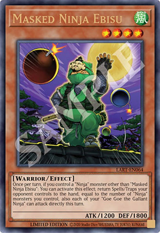 Masked Ninja Ebisu [LART-EN064] Ultra Rare - Yu-Gi-Oh! - Card Brawlers | Quebec | Canada |