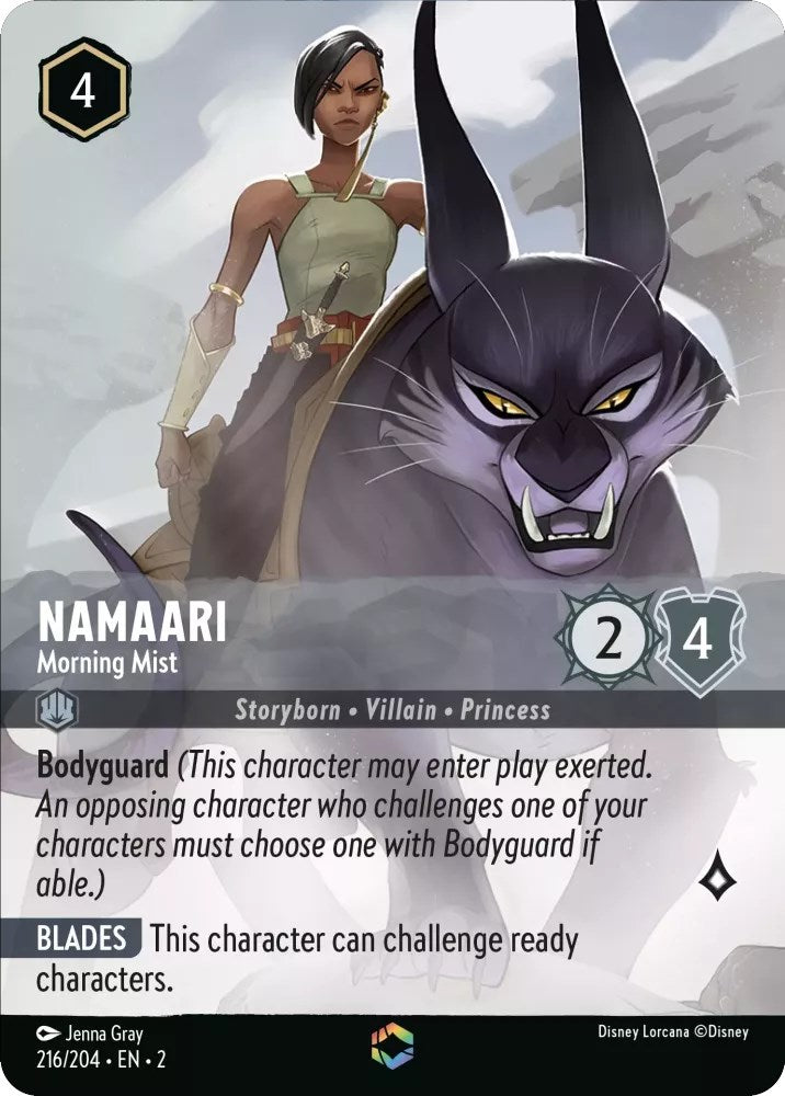 Namaari - Morning Mist (Enchanted) (216/204) [Rise of the Floodborn] - Disney - Card Brawlers | Quebec | Canada |