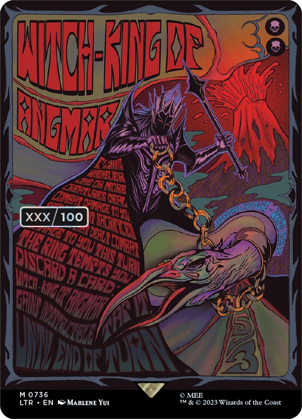Witch-king of Angmar (Borderless Poster) (Serialized) [The Lord of the Rings: Tales of Middle-Earth] - Magic: The Gathering - Card Brawlers | Quebec | Canada |