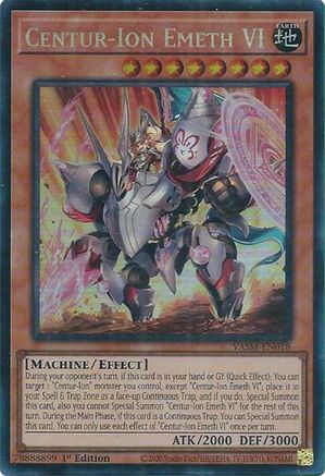 Centur-Ion Emeth VI (CR) [VASM-EN018] Collector's Rare - Yu-Gi-Oh! - Card Brawlers | Quebec | Canada |