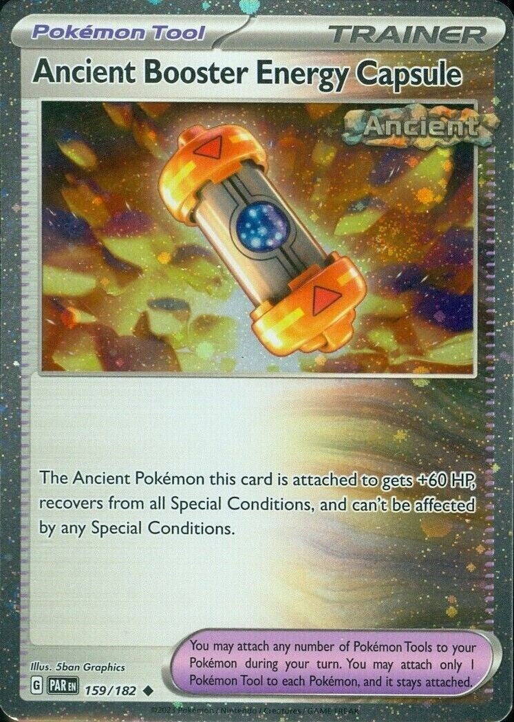 Ancient Booster Energy Capsule (159/182) (Cosmos Holo) [Scarlet & Violet: Paradox Rift] - Pokémon - Card Brawlers | Quebec | Canada |