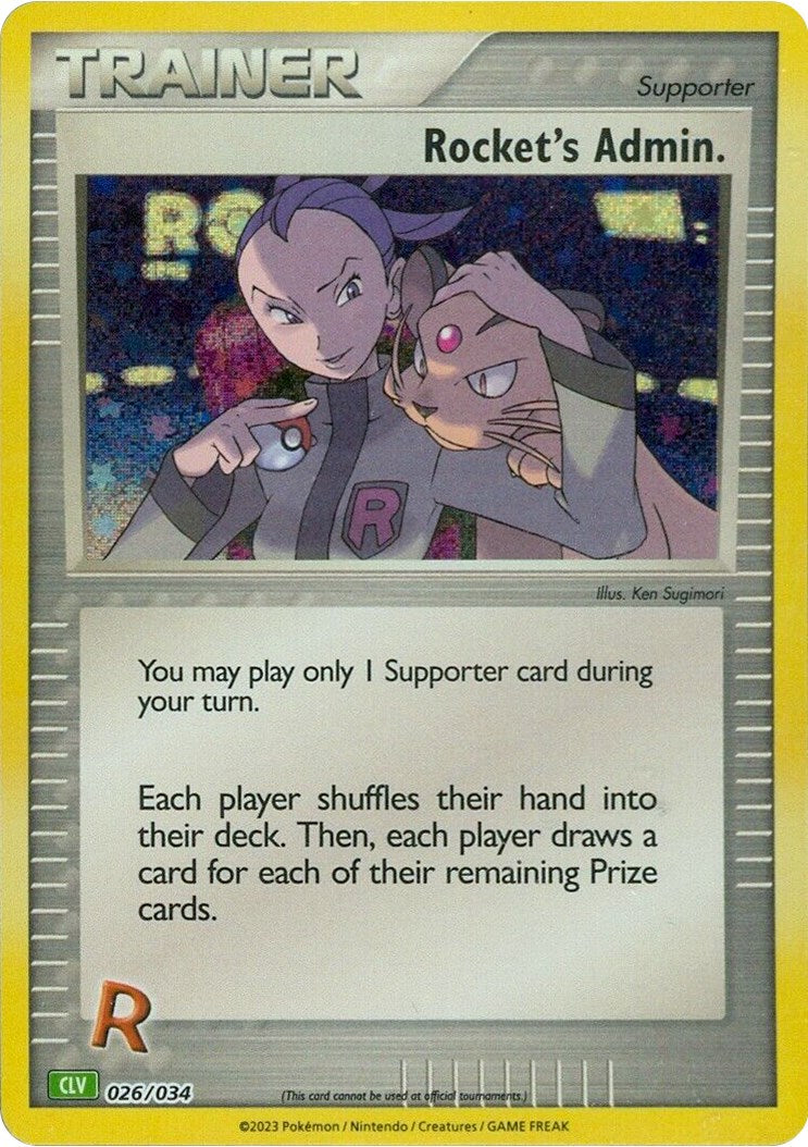 Rocket's Admin. (CLV) [Trading Card Game Classic] - Pokémon - Card Brawlers | Quebec | Canada |