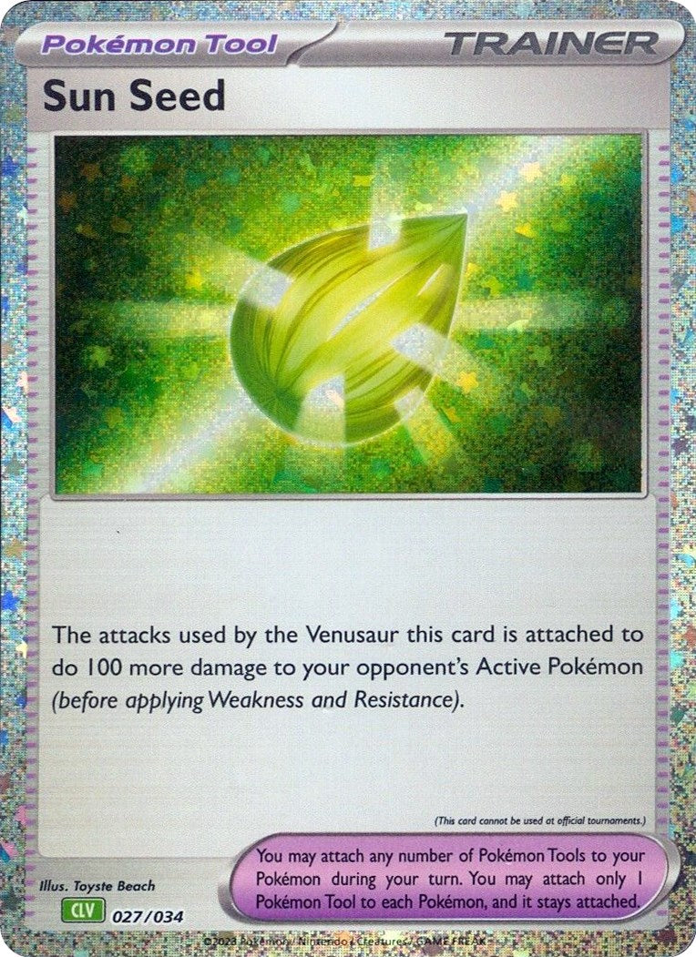 Sun Seed [Trading Card Game Classic] - Pokémon - Card Brawlers | Quebec | Canada |