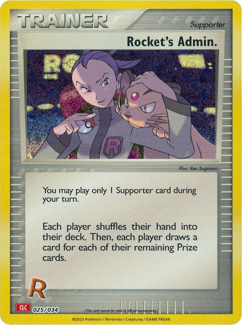 Rocket's Admin. (CLC) [Trading Card Game Classic] - Pokémon - Card Brawlers | Quebec | Canada |