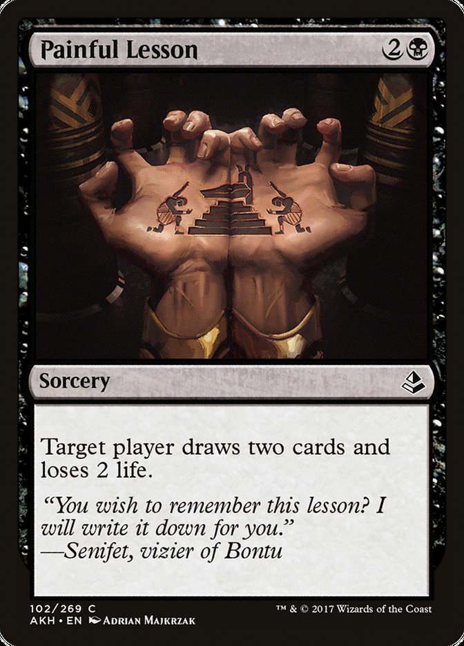 Painful Lesson [Amonkhet] - Magic: The Gathering - Card Brawlers | Quebec | Canada |