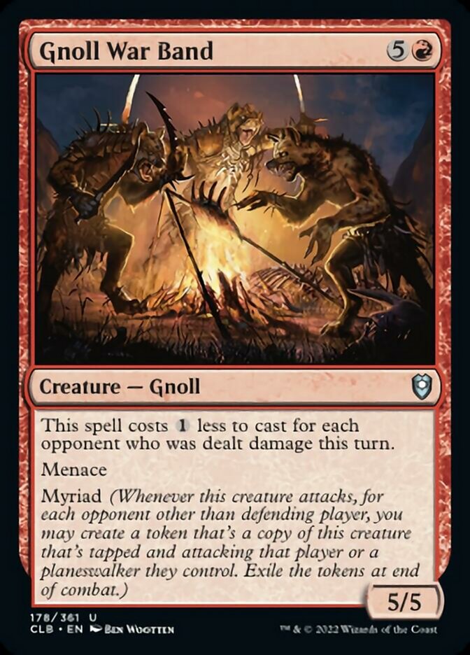 Gnoll War Band [Commander Legends: Battle for Baldur's Gate] - Magic: The Gathering - Card Brawlers | Quebec | Canada |