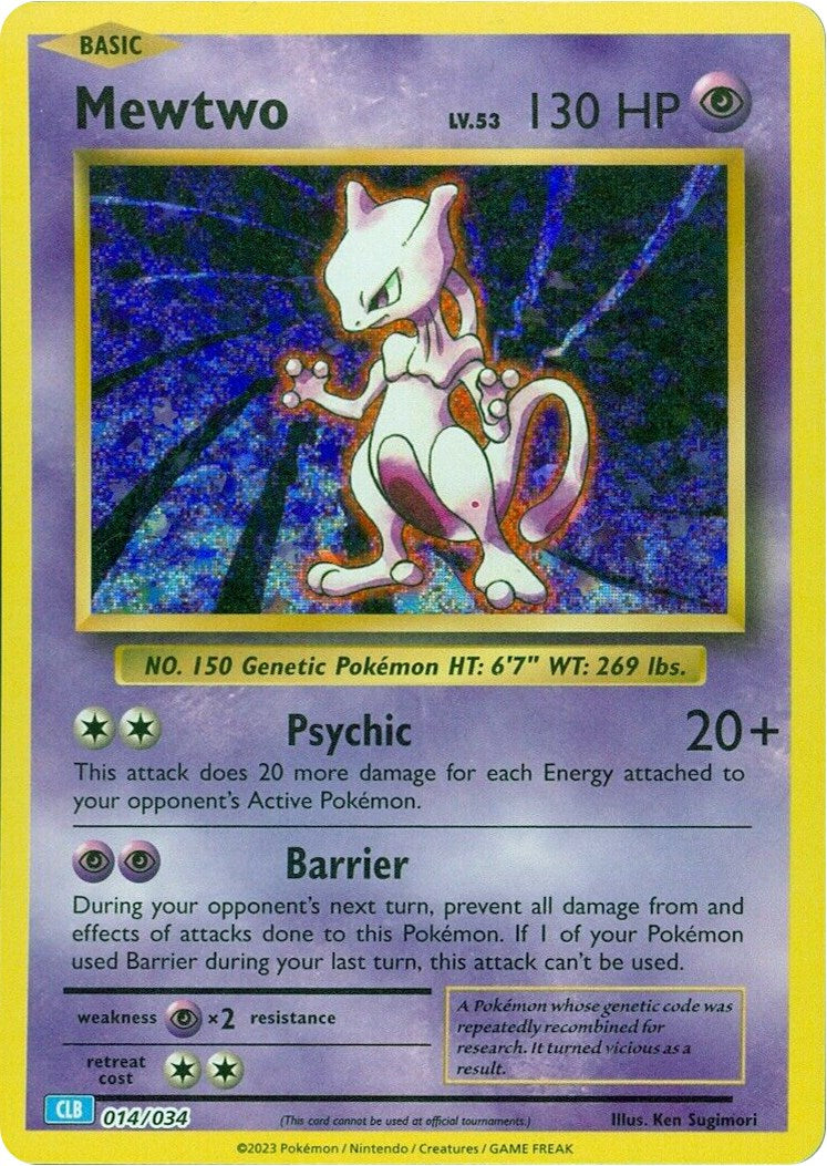 Mewtwo [Trading Card Game Classic] - Pokémon - Card Brawlers | Quebec | Canada |