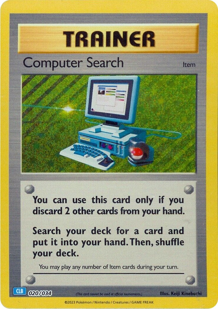 Computer Search (CLB) [Trading Card Game Classic] - Pokémon - Card Brawlers | Quebec | Canada |
