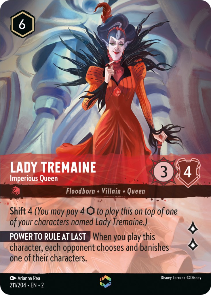 Lady Tremaine - Imperious Queen (Enchanted) (211/204) [Rise of the Floodborn] - Disney - Card Brawlers | Quebec | Canada |